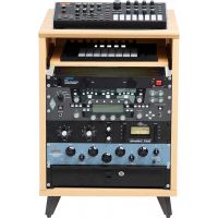 Gator Frameworks Meuble rack studio 10U Elite bois érable - Vue 9
